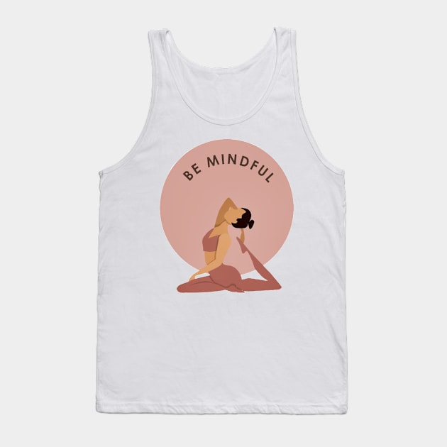 Yoga be mindful design Tank Top by MoondesignA